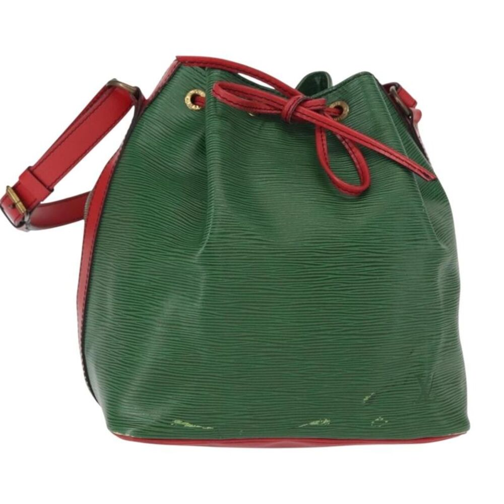 Louis Vuitton Bicolor Petit Noe Epi Leather Green Leather Shoulder Bag Bag